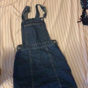 Denim Overall Dress